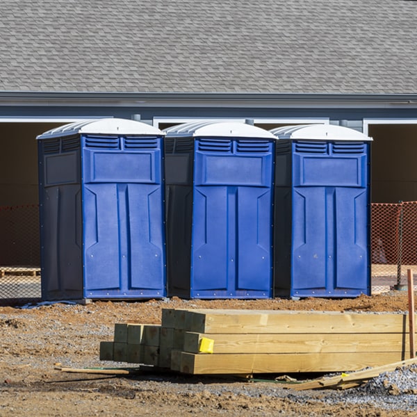 is there a specific order in which to place multiple porta potties in North Bay Village